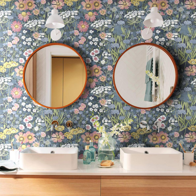 Lark Manor Vintage Floral Peel And Stick Wallpaper Easy Application